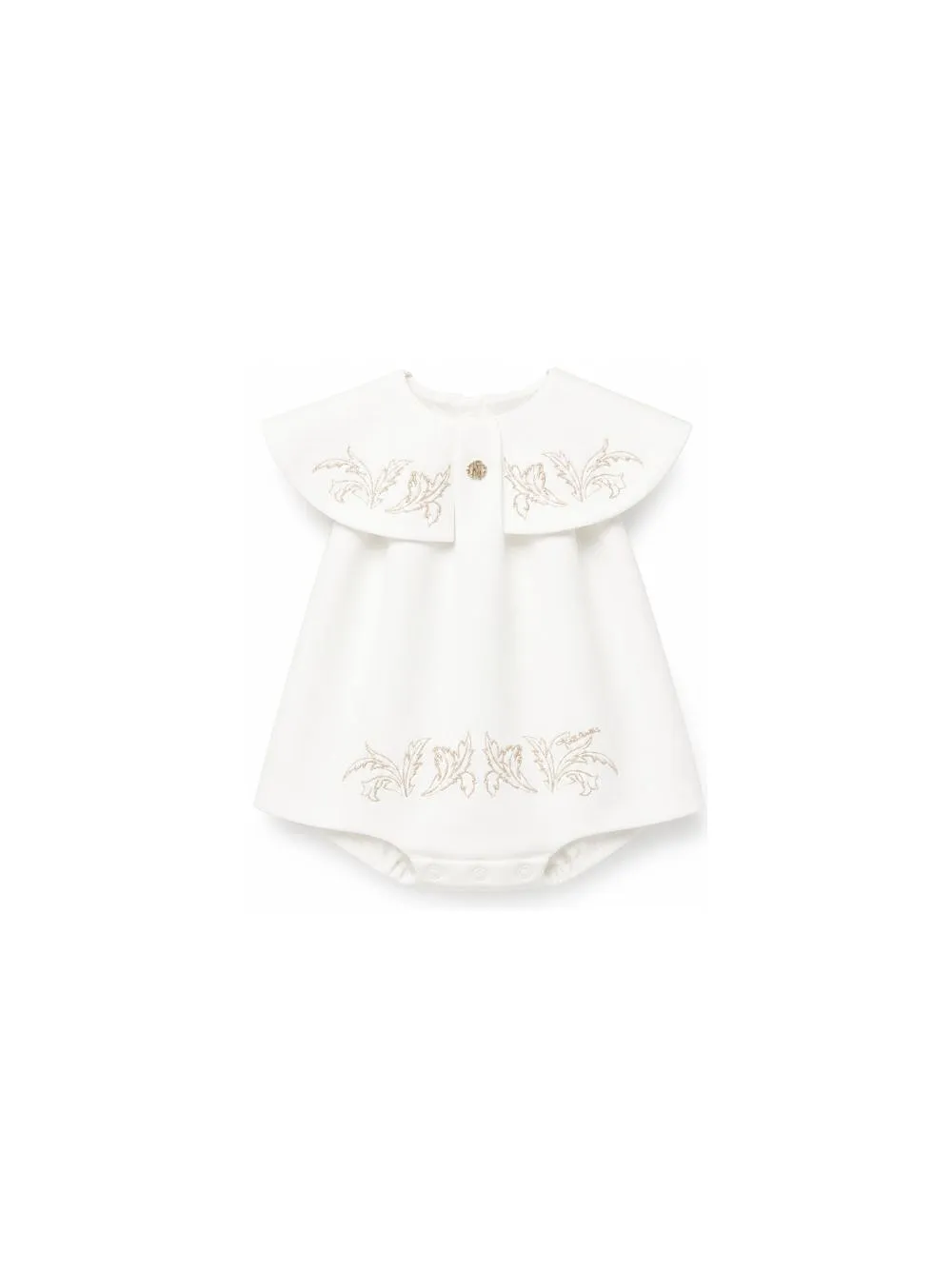 Roberto Cavalli Kids Peter Pan Embroidered Dress