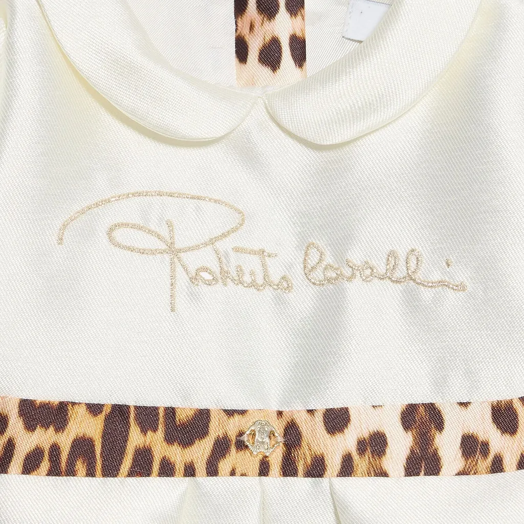 Roberto Cavalli Kids Printed Trim Dress