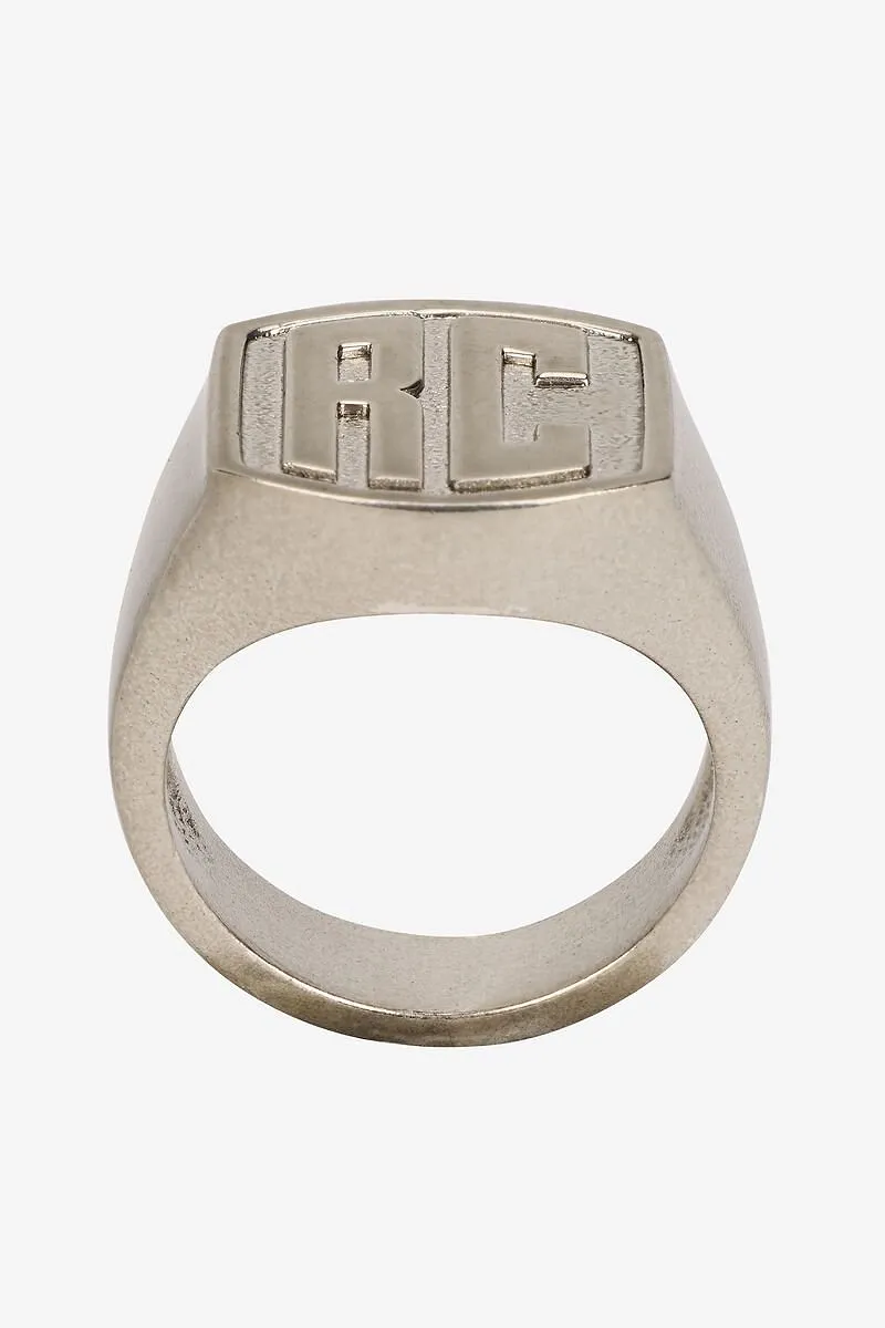 Roberto Cavalli Rc Monogram Hammered Ring