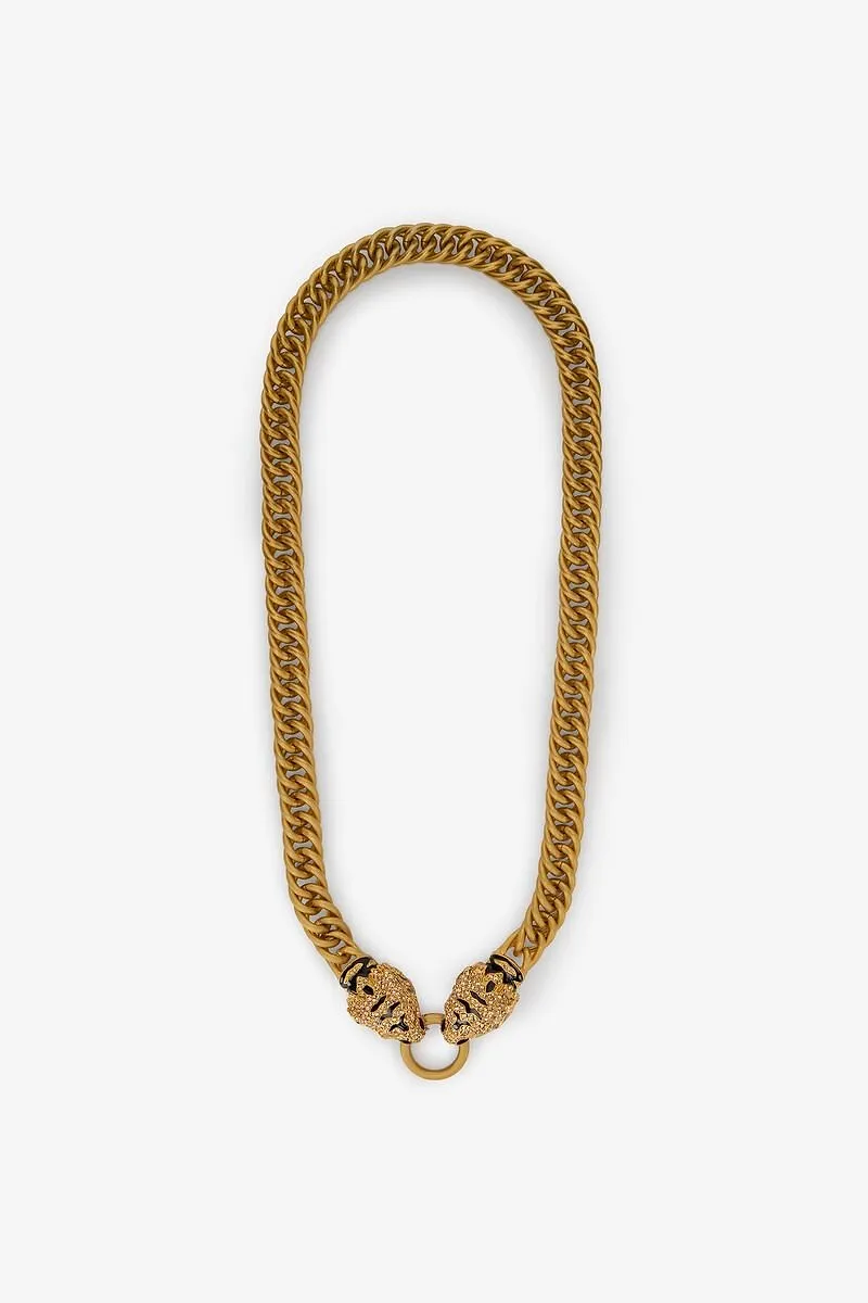 Roberto Cavalli Roar Lion Chain Necklace