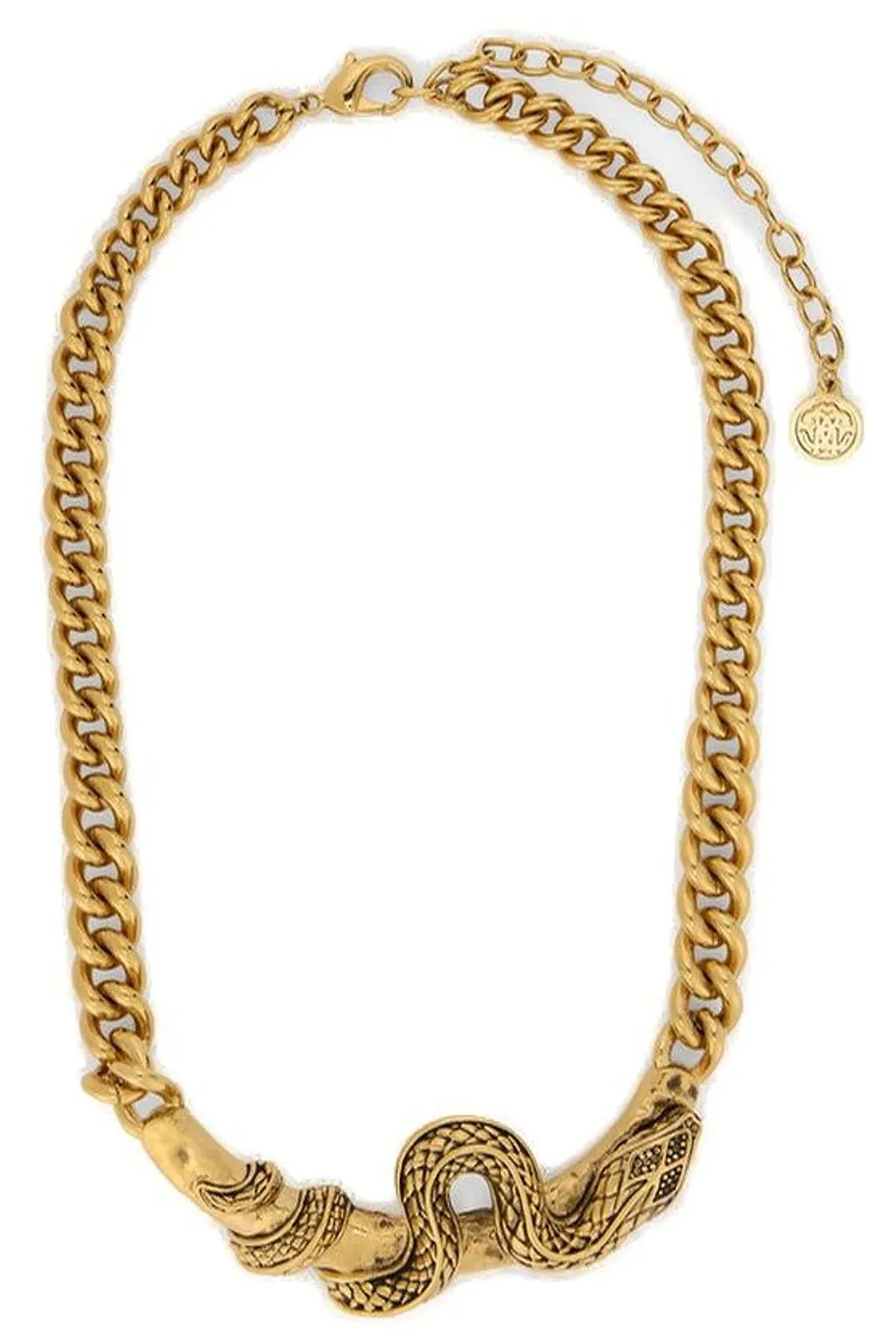 Roberto Cavalli Serpentine Snake Necklace