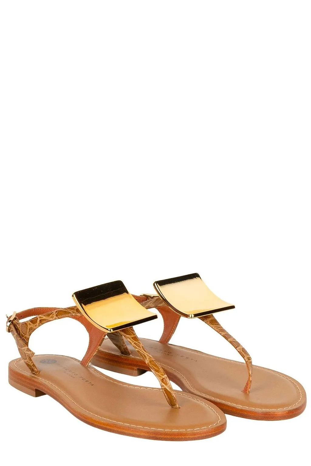 Roberto Festa Procida Embossed Sandals
