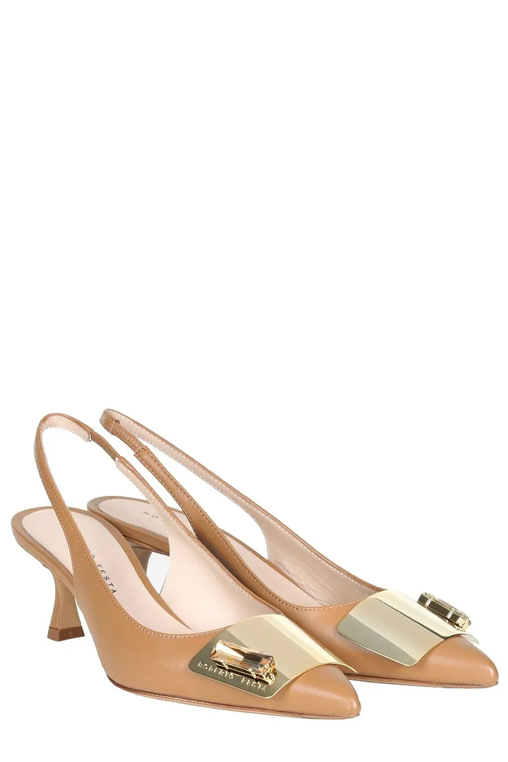 Roberto Festa Slingback Kitten Heel Pumps