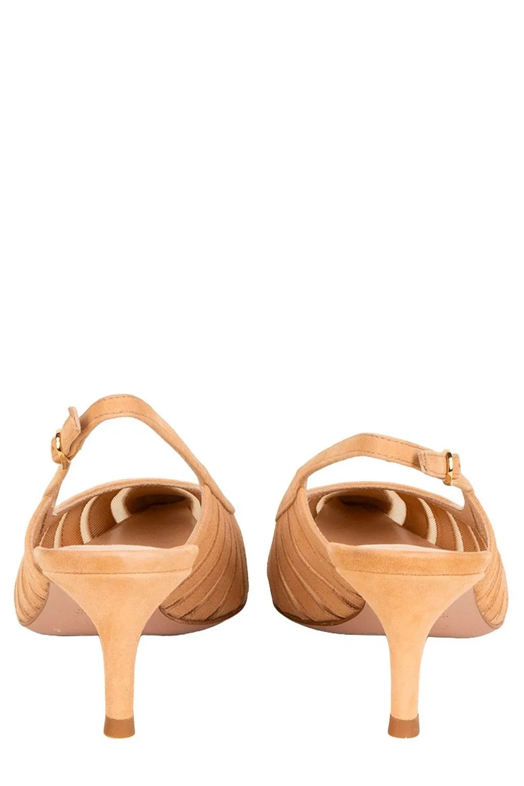 Roberto Festa Slingback Laser-Cut Detailed Pumps