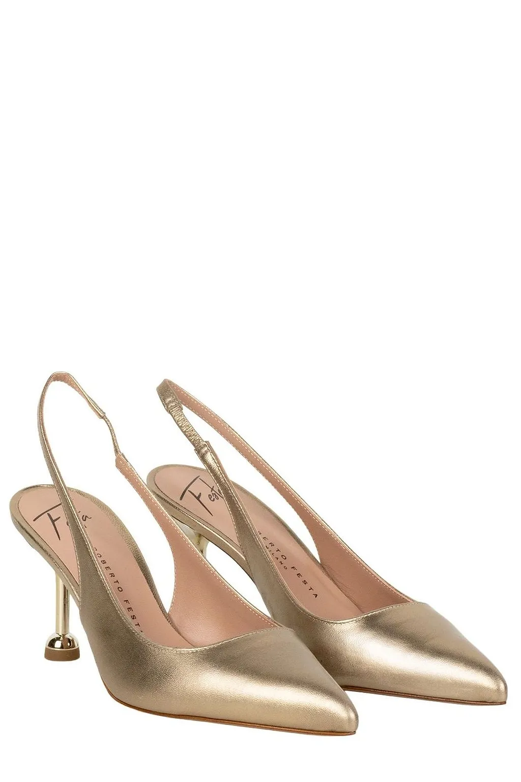 Roberto Festa Slingback Pointed Toe Pumps