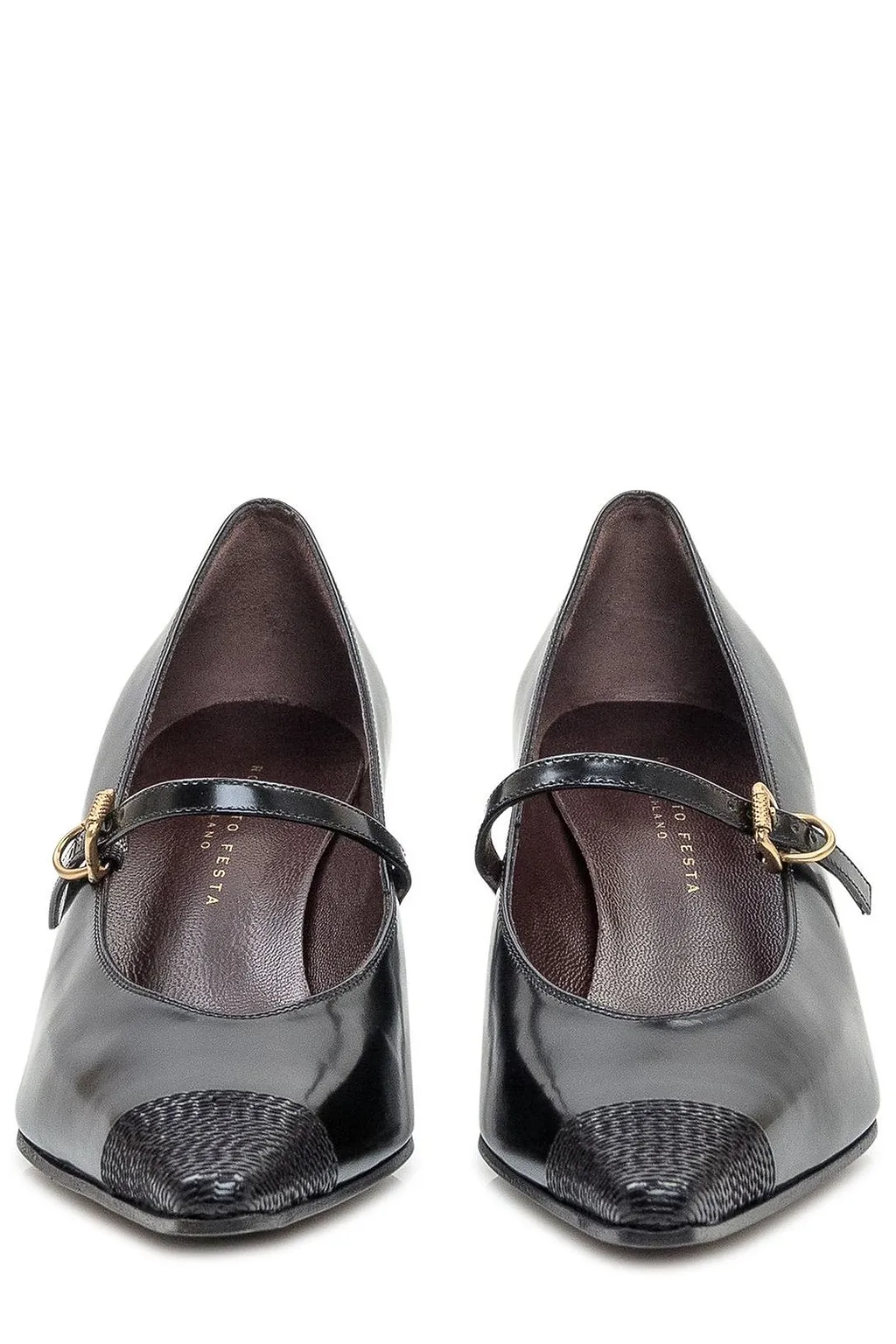 Roberto Festa Strap Cap-Toe Heeled Pumps