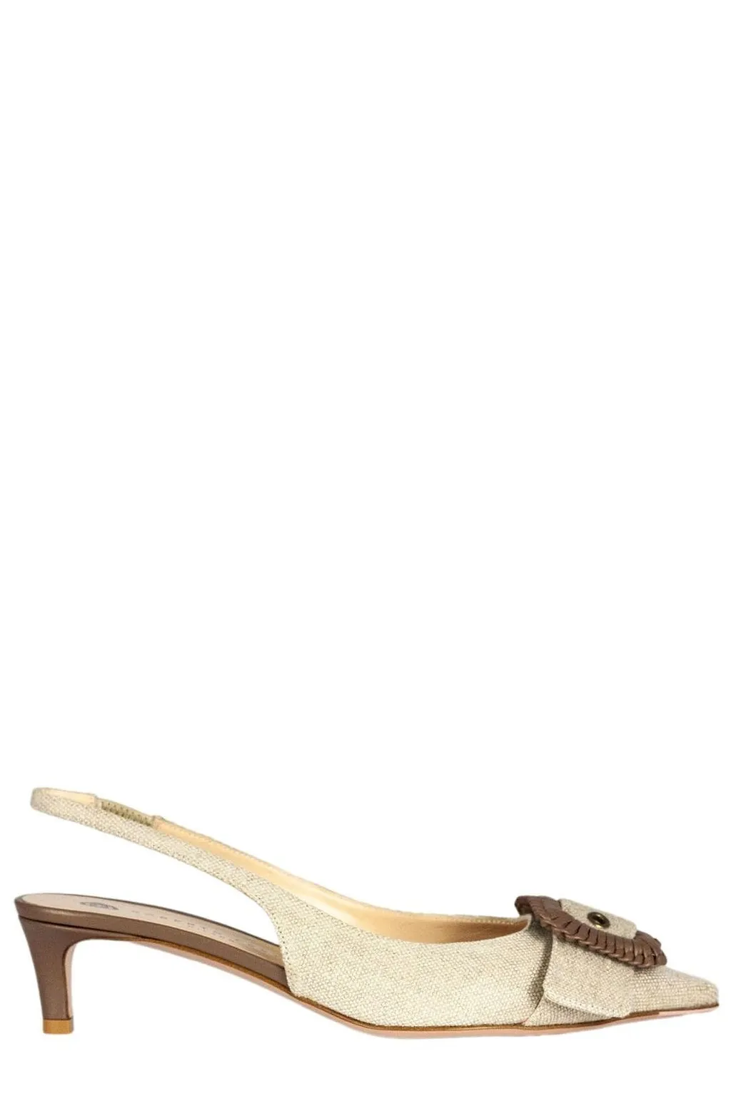 Roberto Festa Vega Buckle Slingback Heeled Sandals