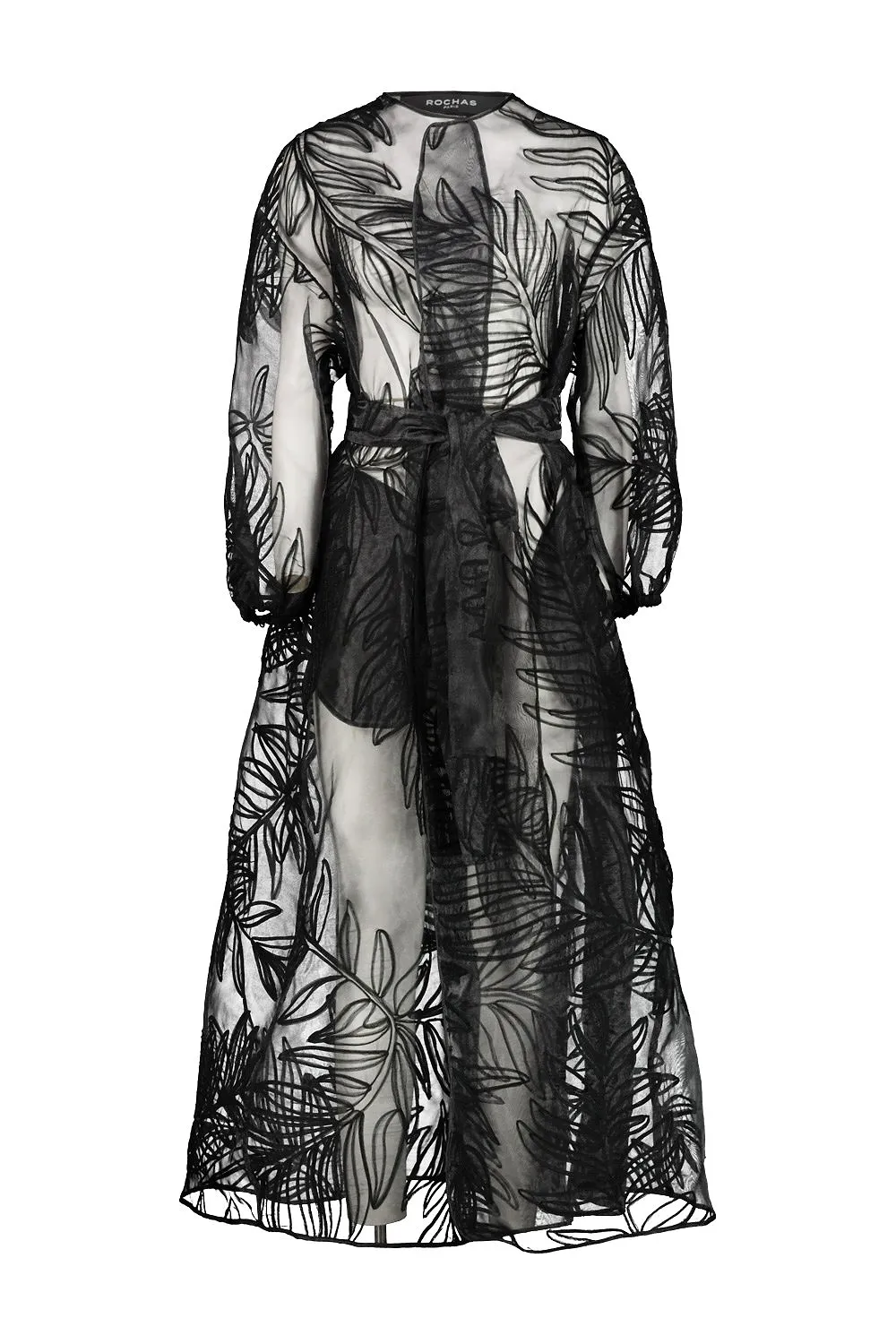Rochas Embroidered Design Opera Coat