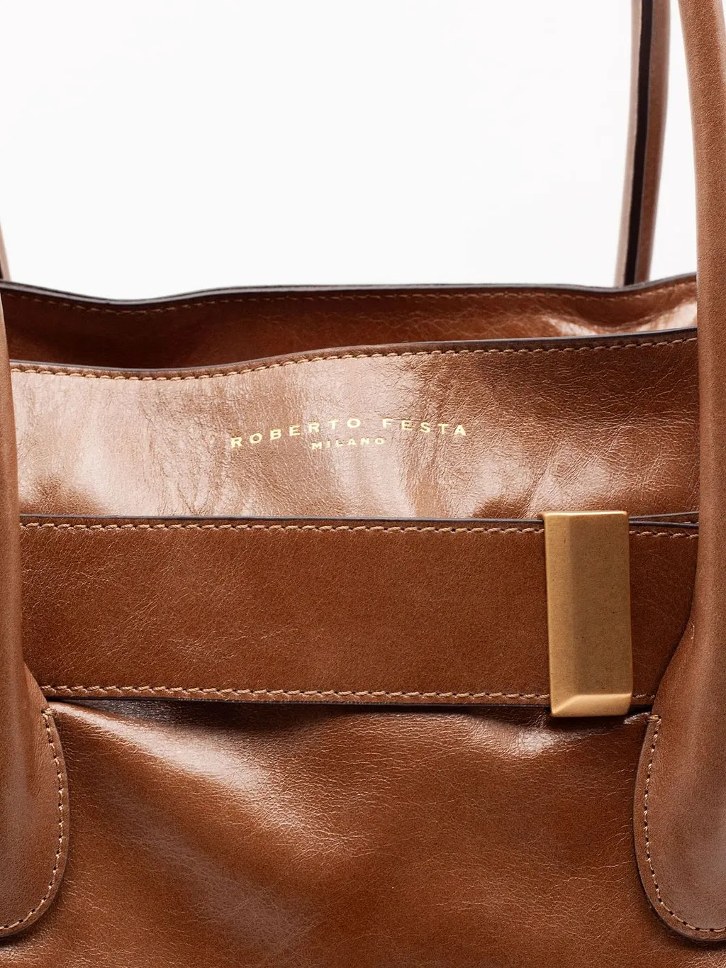 Roberto Festa Zipped Top Handle Tote Bag