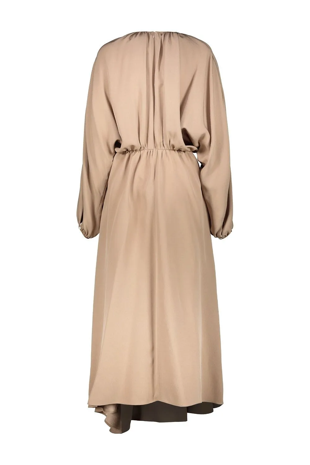 Rochas Long-Sleeved Midi Dress