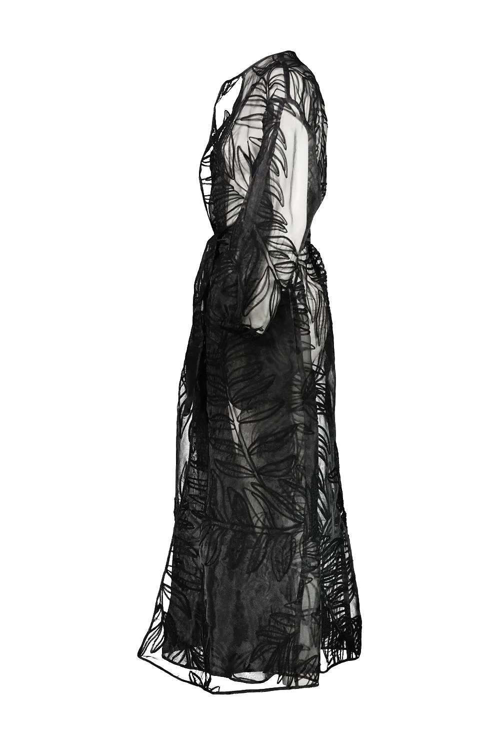 Rochas Embroidered Design Opera Coat