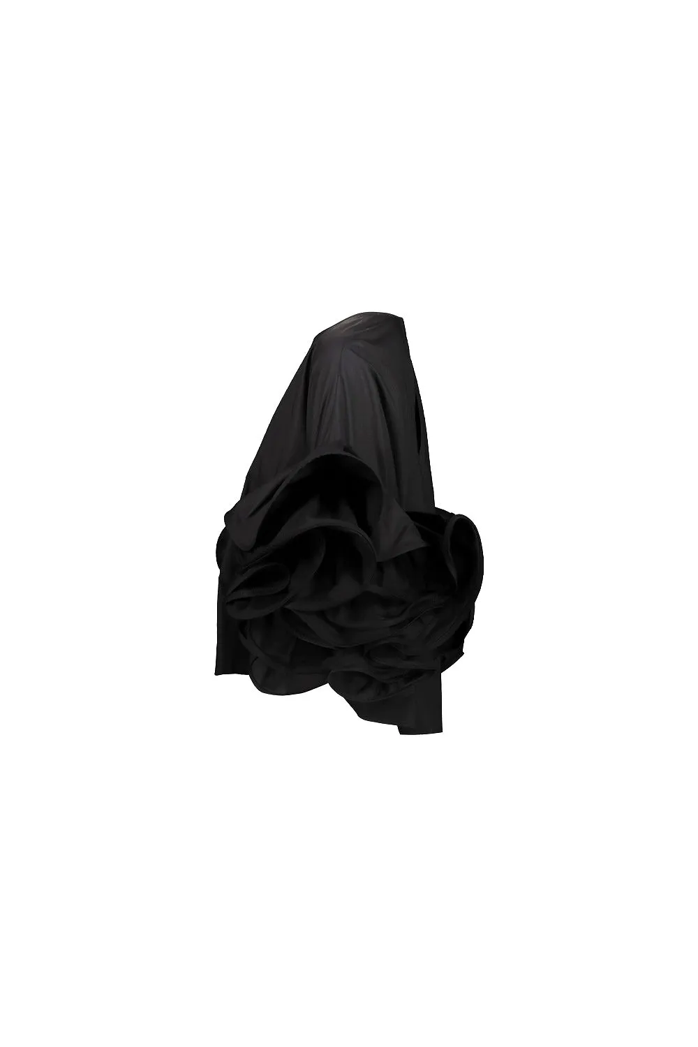 Rochas Ruffle-Detailed Short-Sleeved Top