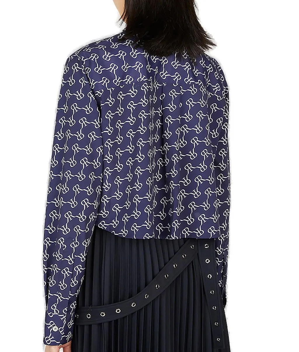 Rokh Double Layered Buttoned Top