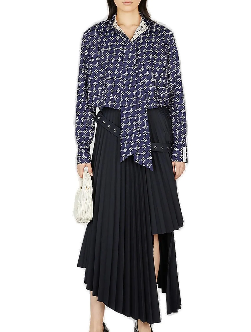Rokh Double Layered Buttoned Top