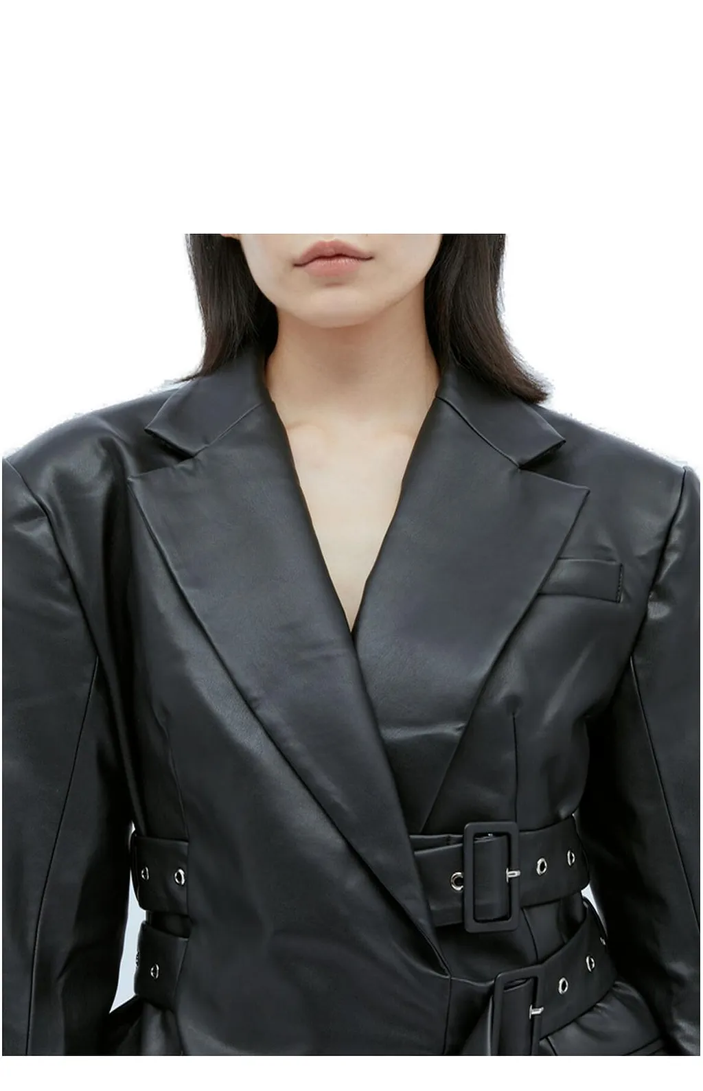 Rokh Side Tie-Fastened Long-Sleeved Blazer