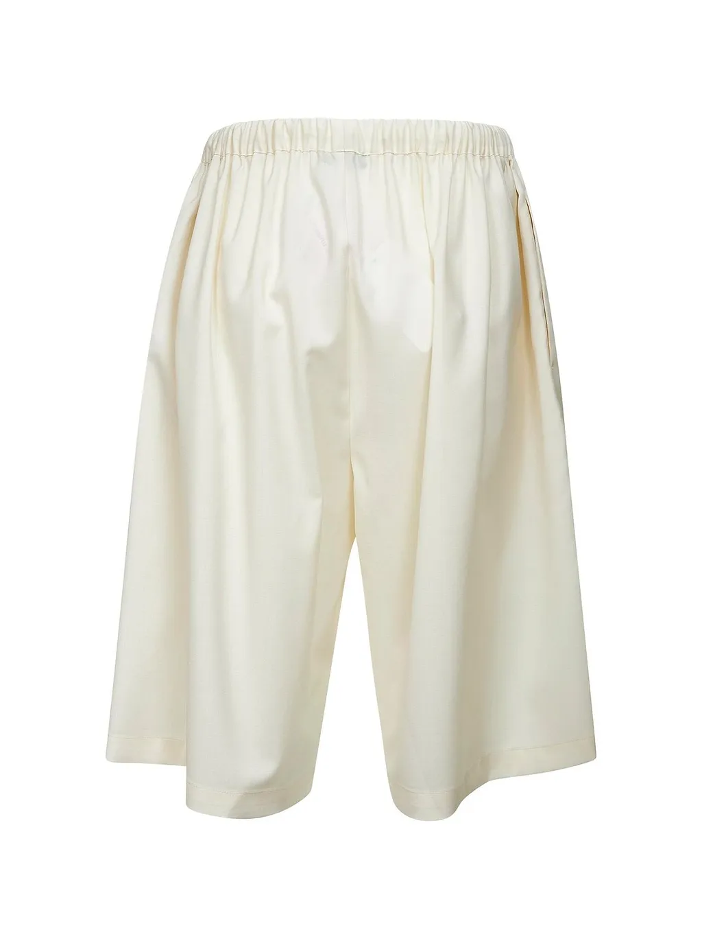 Rose Burrito Elastic Waist Bermuda Shorts