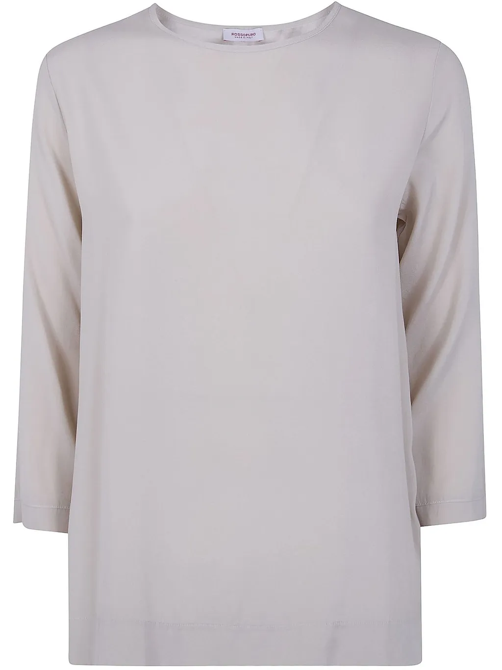 Rossopuro 3/4 Sleeve Silk Blouse