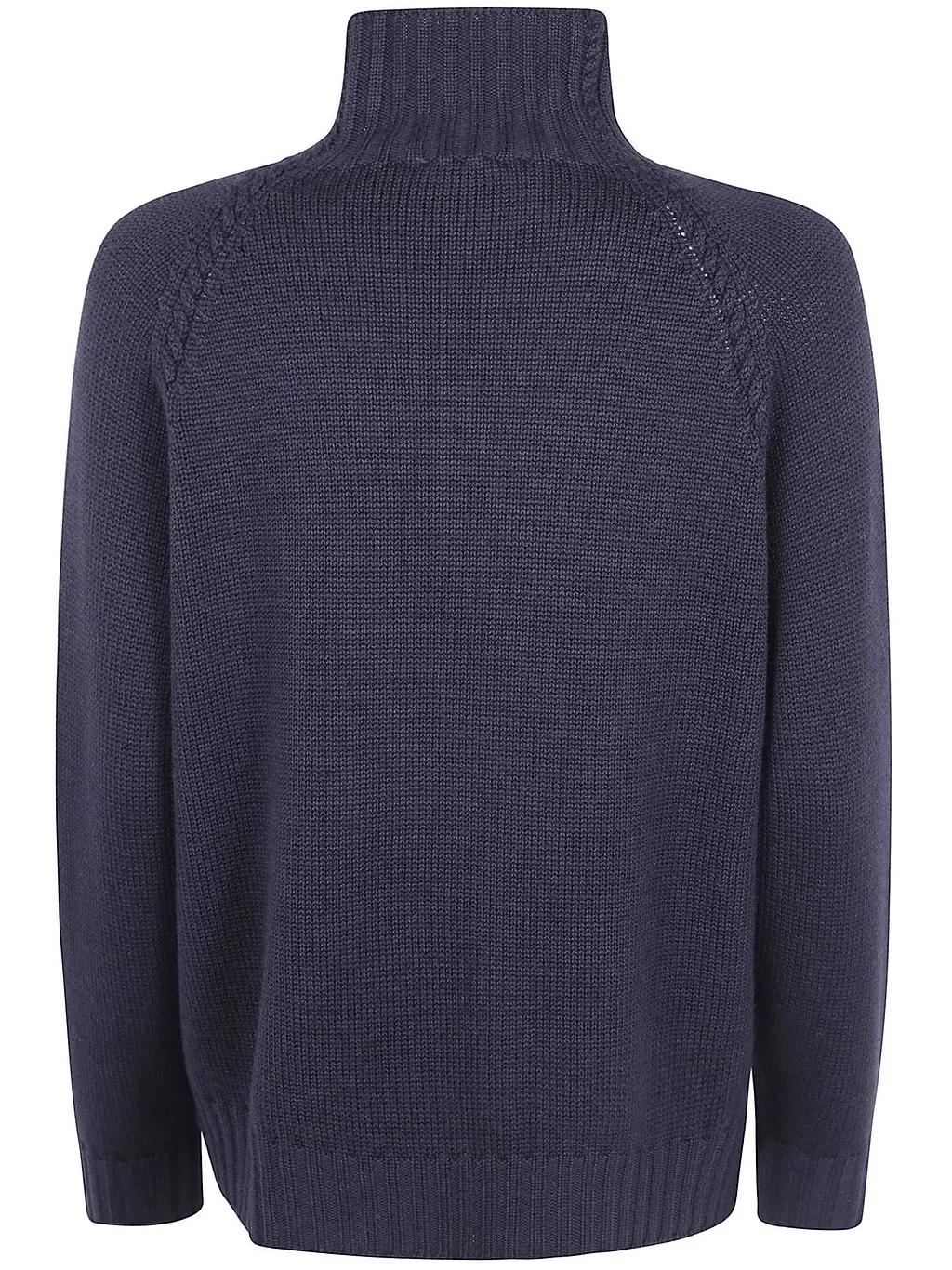 Rossopuro Ribbed Turtleneck Knitted Sweater