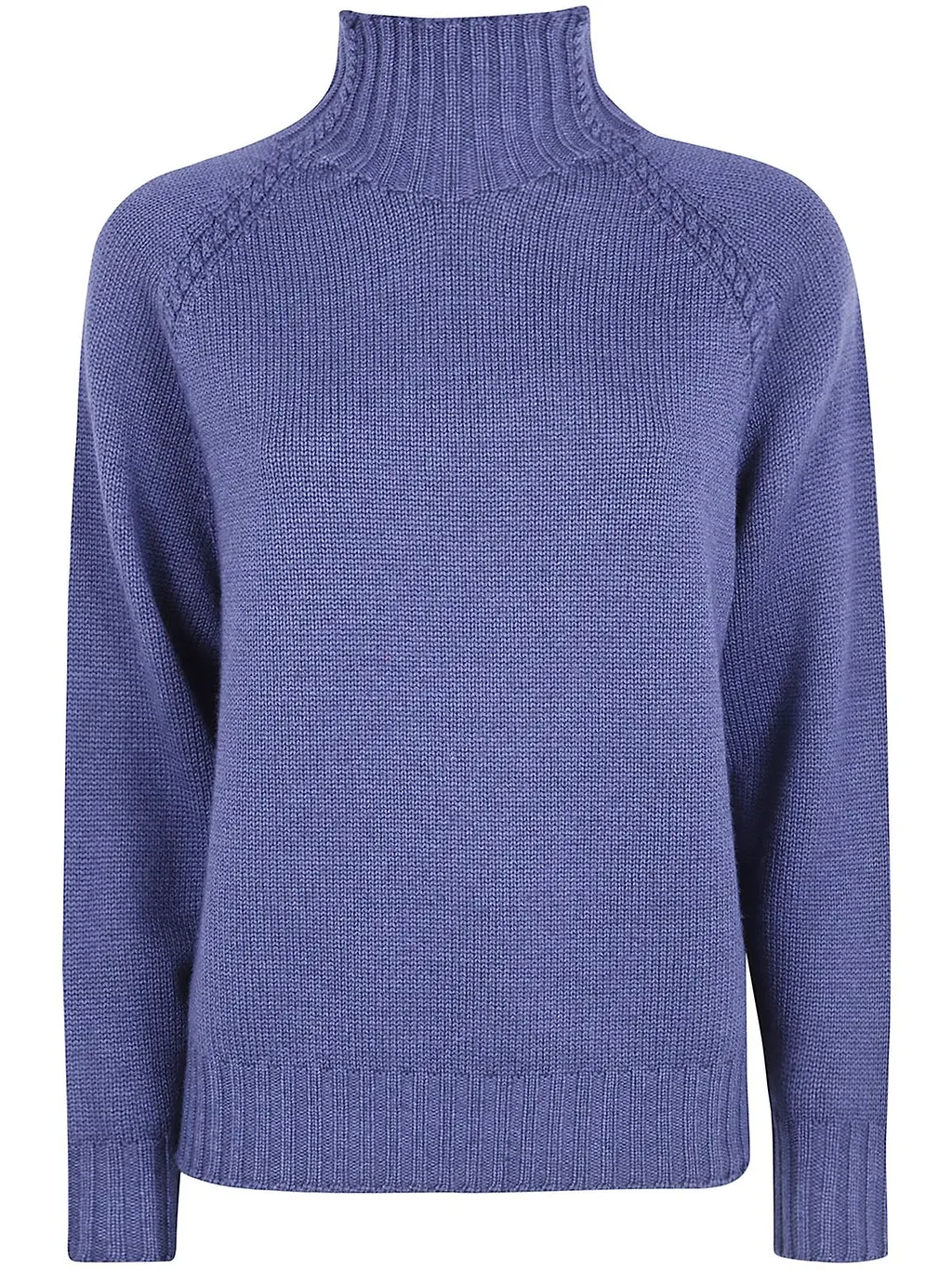 Rossopuro Ribbed Turtleneck Knitted Sweater