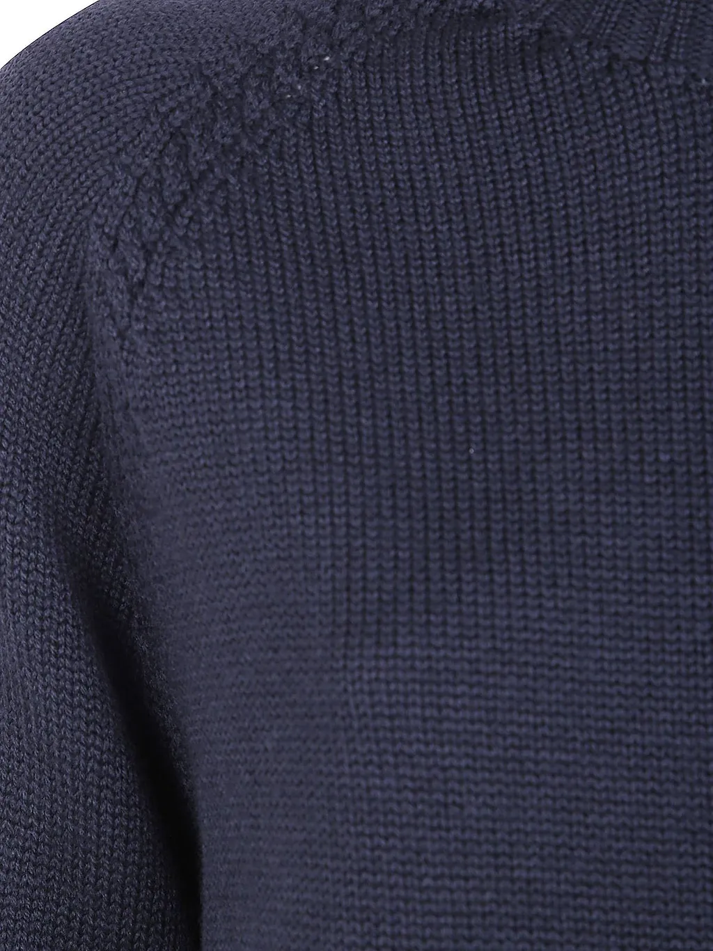 Rossopuro Ribbed Turtleneck Knitted Sweater
