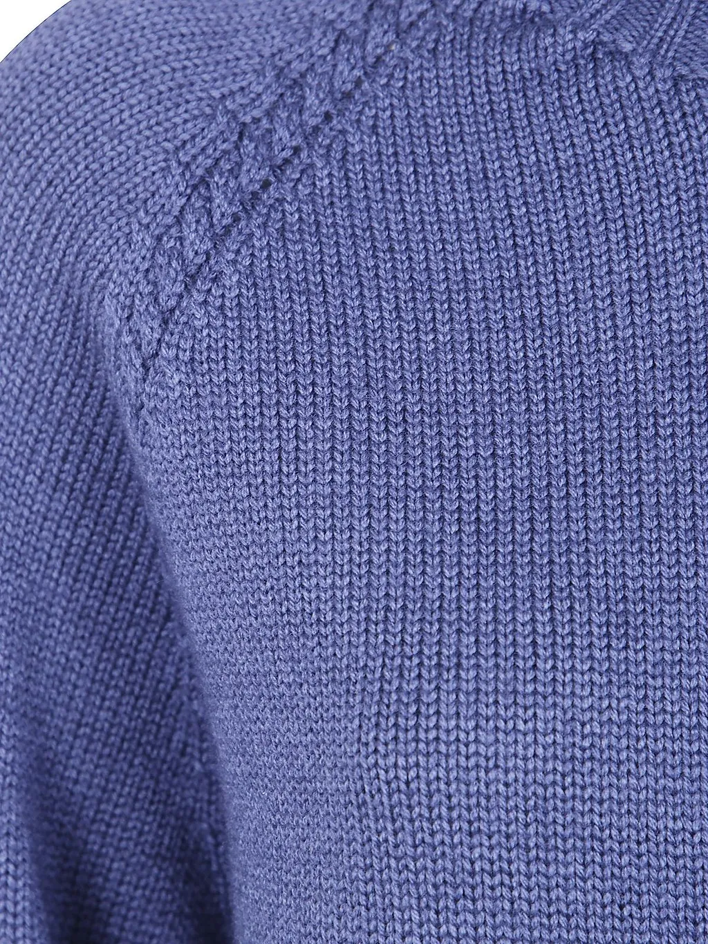Rossopuro Ribbed Turtleneck Knitted Sweater
