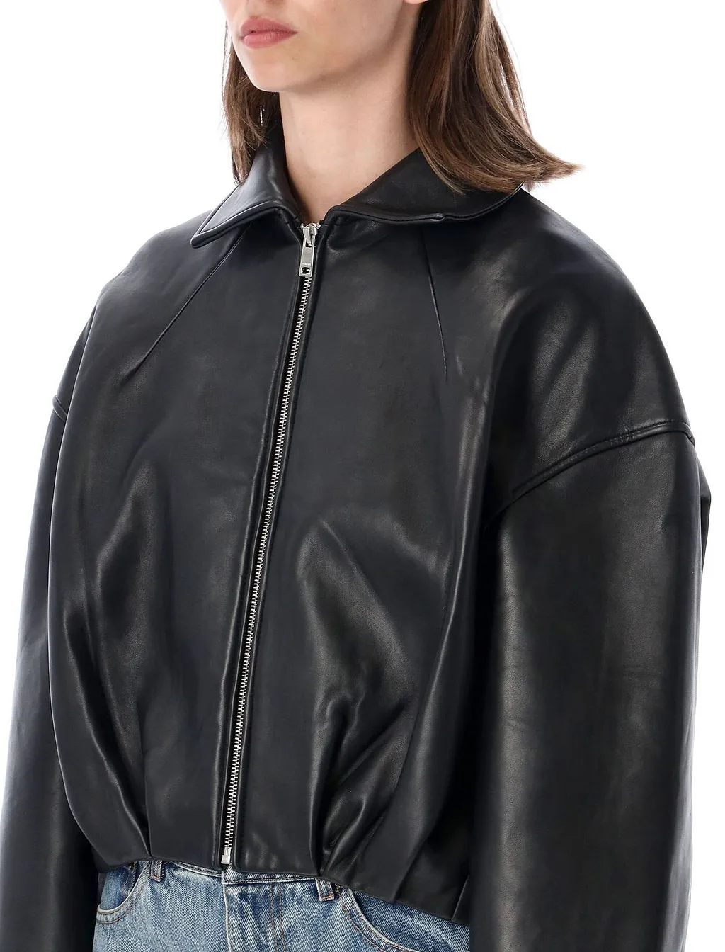 Rotate Cropped Boxy Zip Jacket