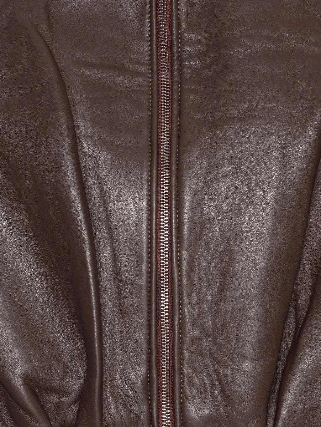 Rotate Cropped Zip Leather Jacket