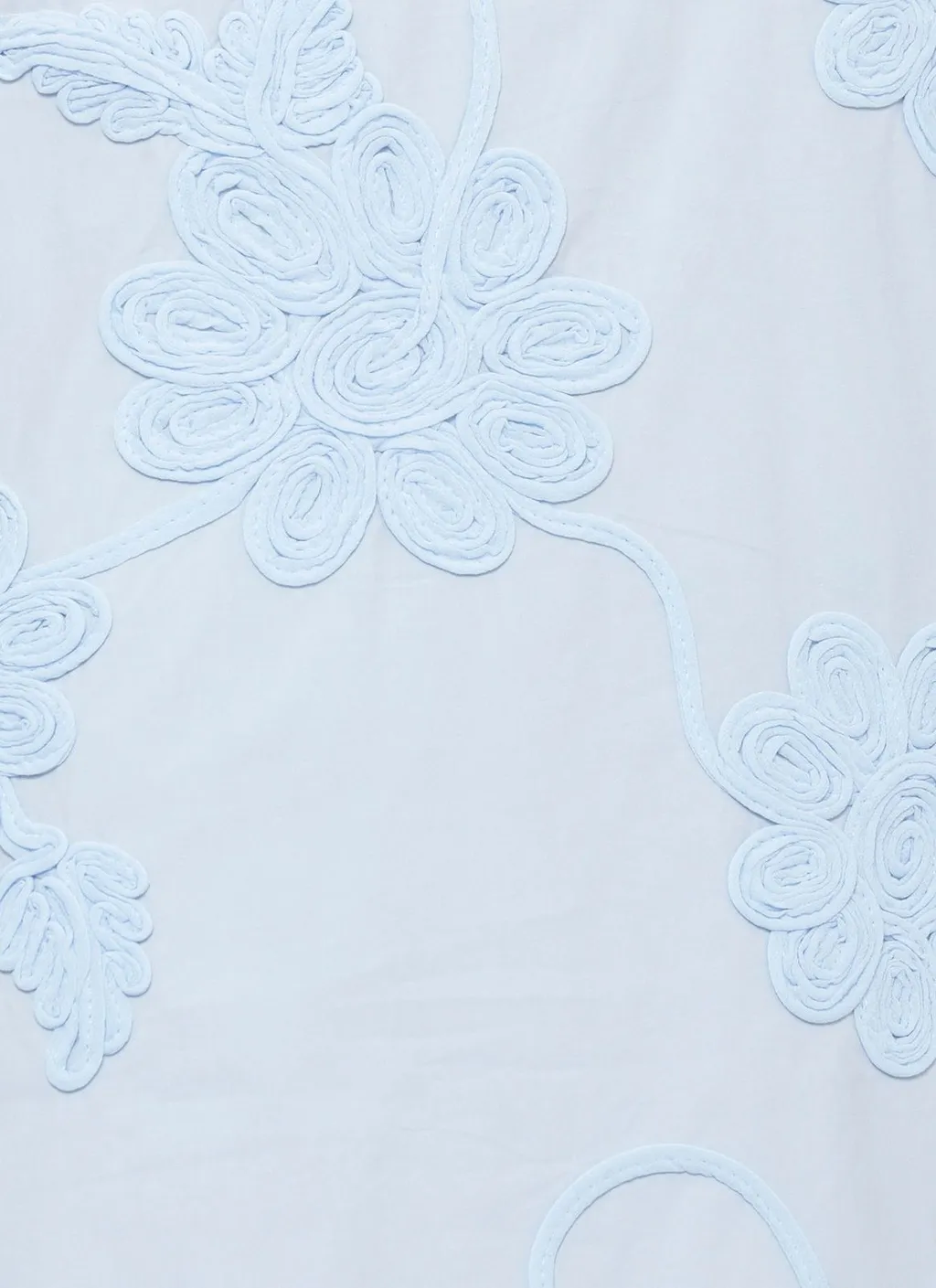 Floral Embroidered Mini Dress