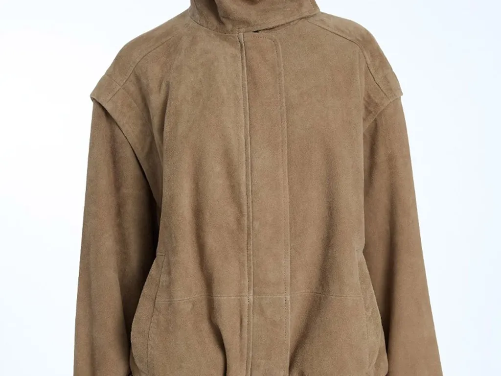 Rotate Oversized High-Collar Jacket