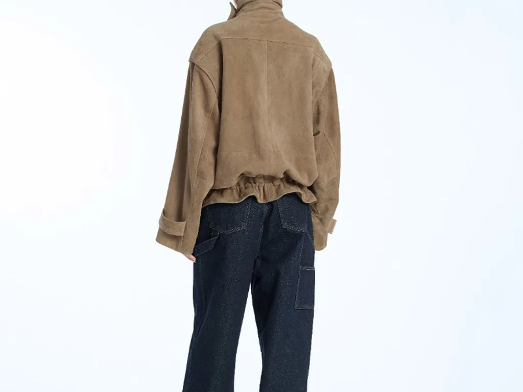 Rotate Oversized High-Collar Jacket