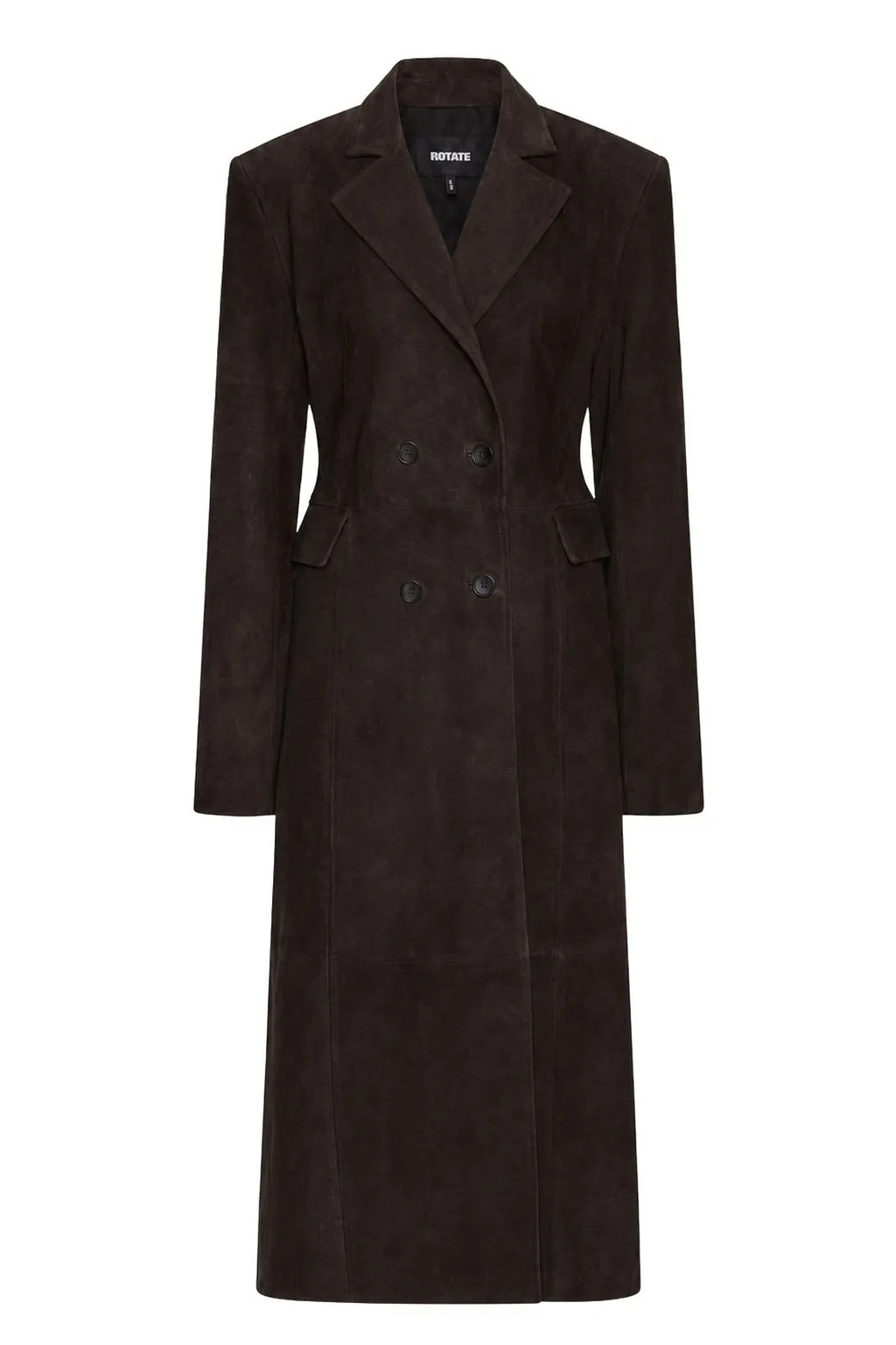 Rotate Double-Breasted Long Coat