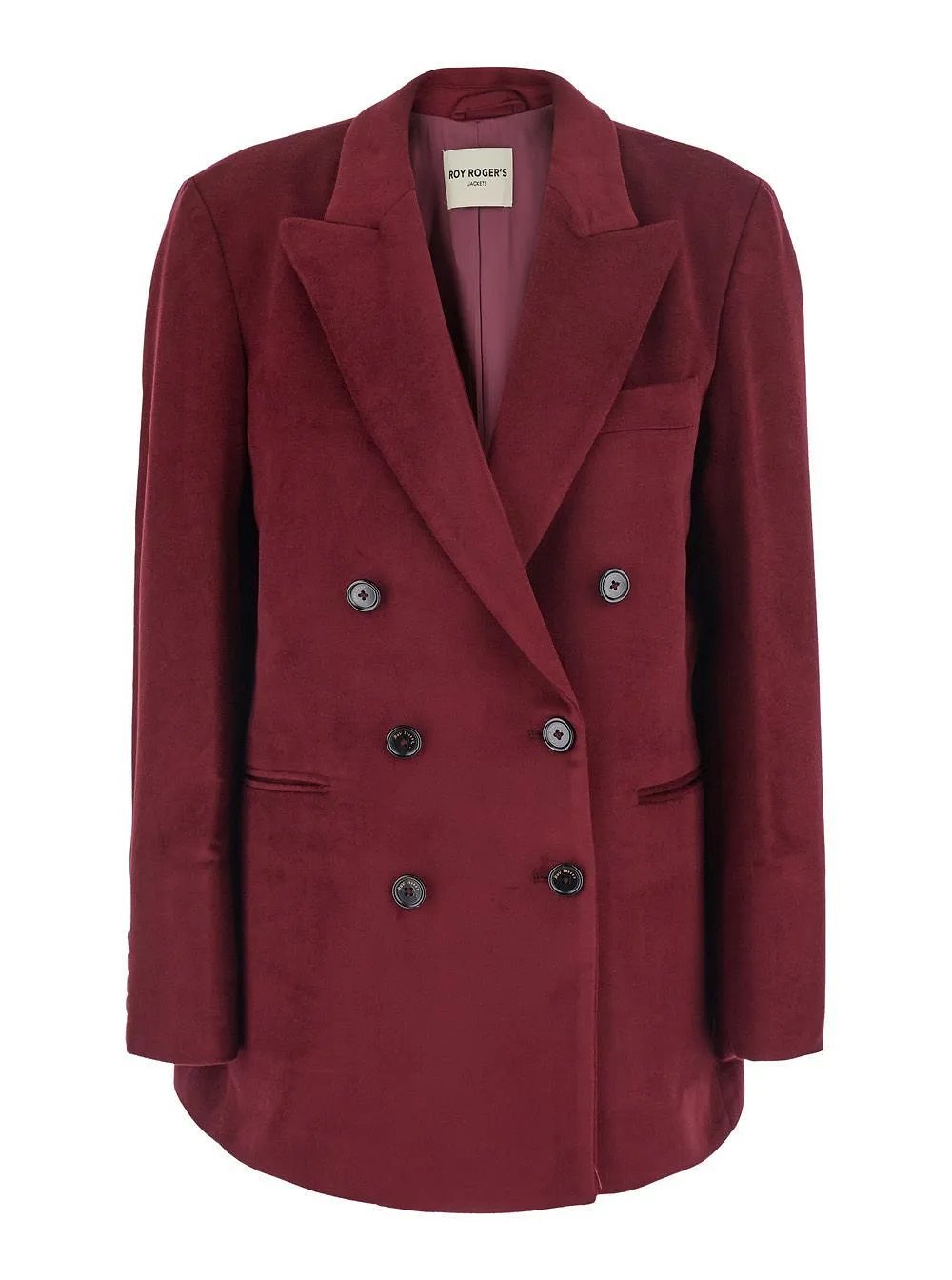 Roy Roger's Double-Breasted Velvet Blazer
