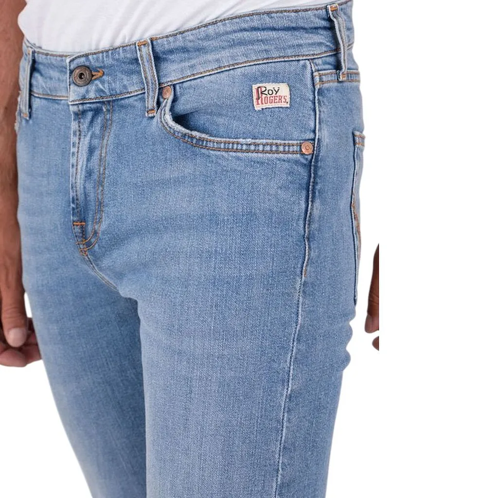 Roy Roger's Logo Patch Jeans