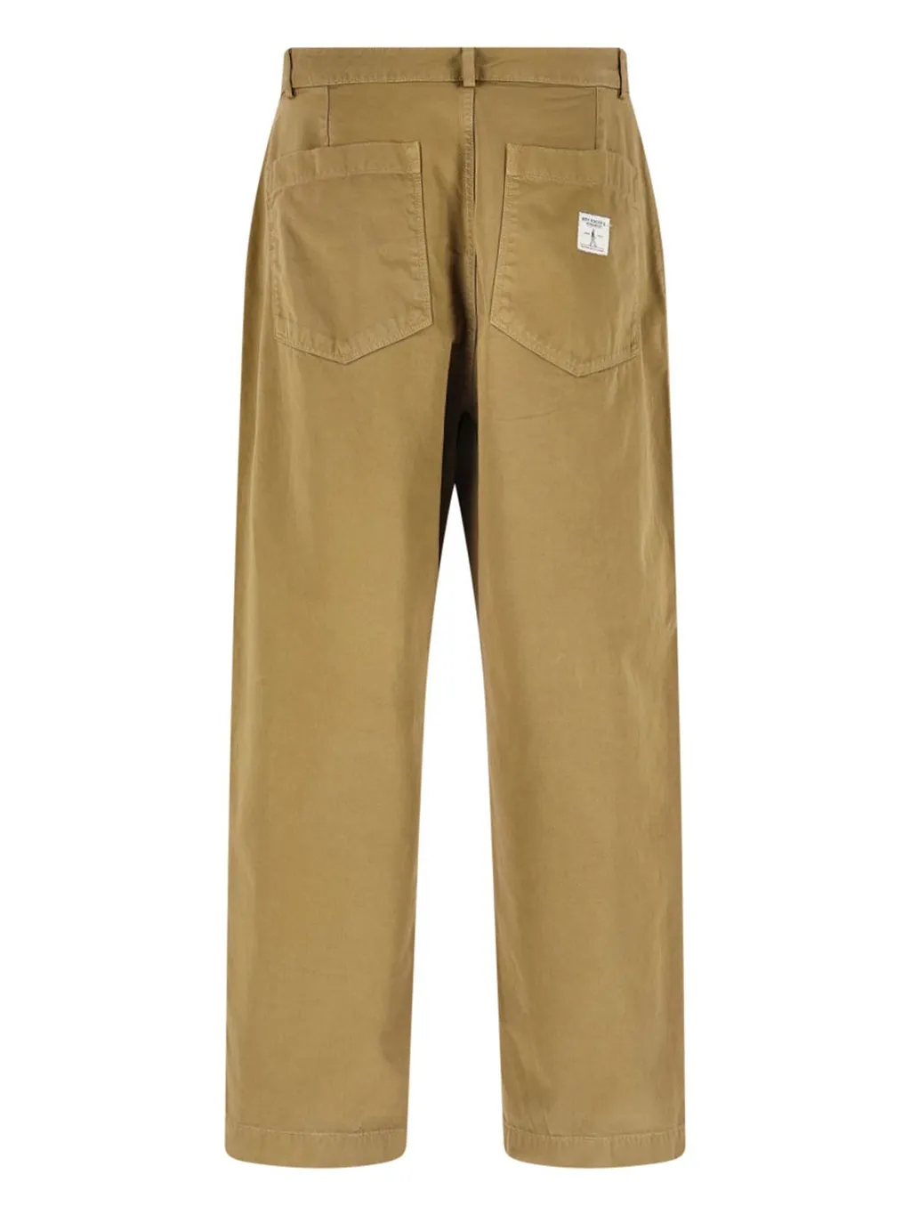 Roy Roger's Pleated Straight-Leg Pants