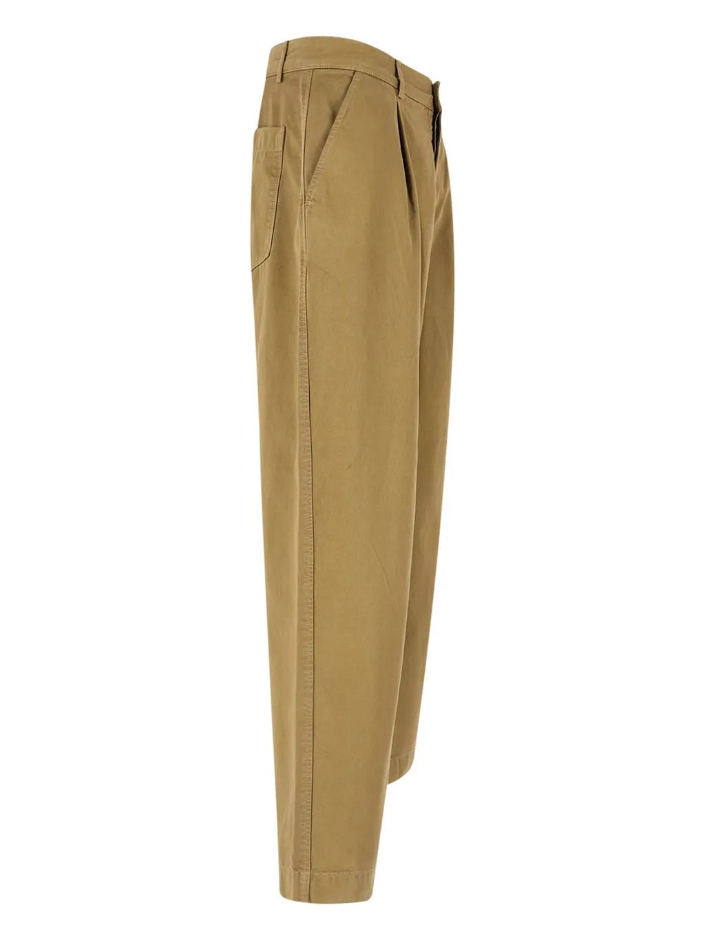 Roy Roger's Pleated Straight-Leg Pants