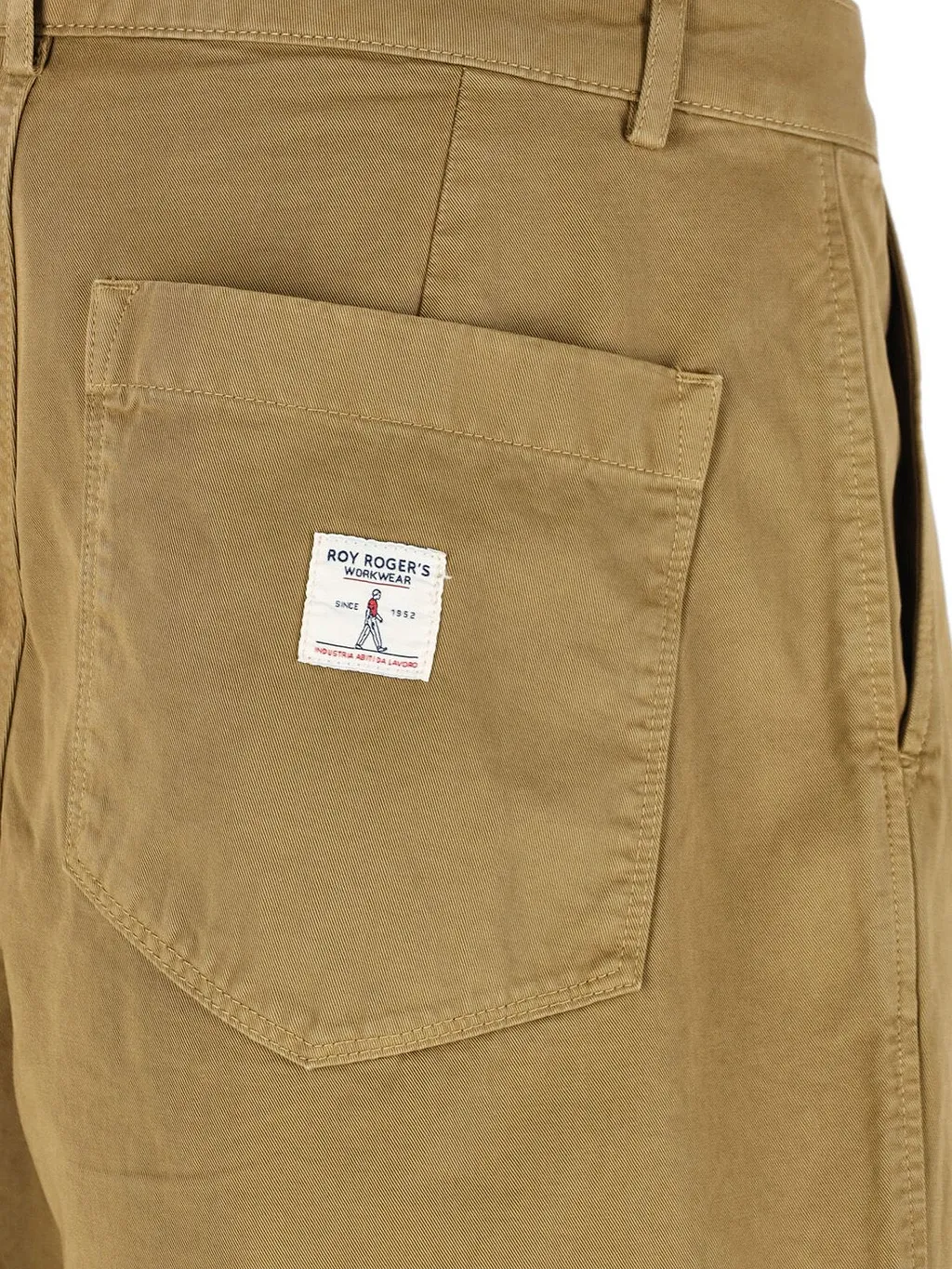Roy Roger's Pleated Straight-Leg Pants