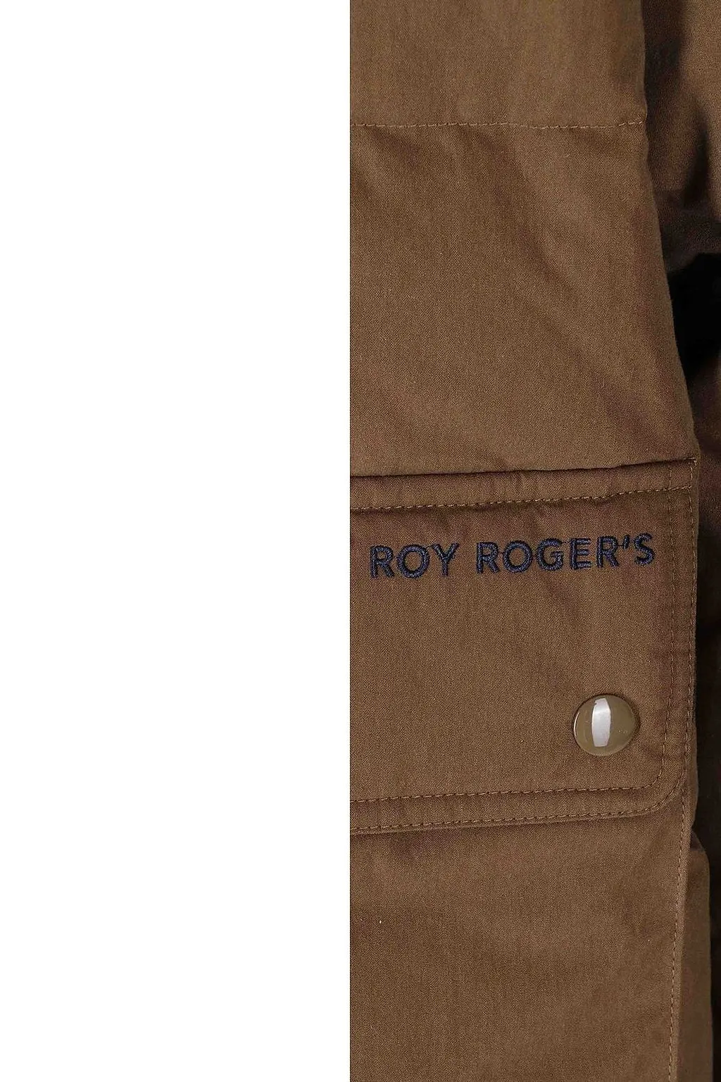 Roy Roger's Snap-Front Puffer Down Jacket