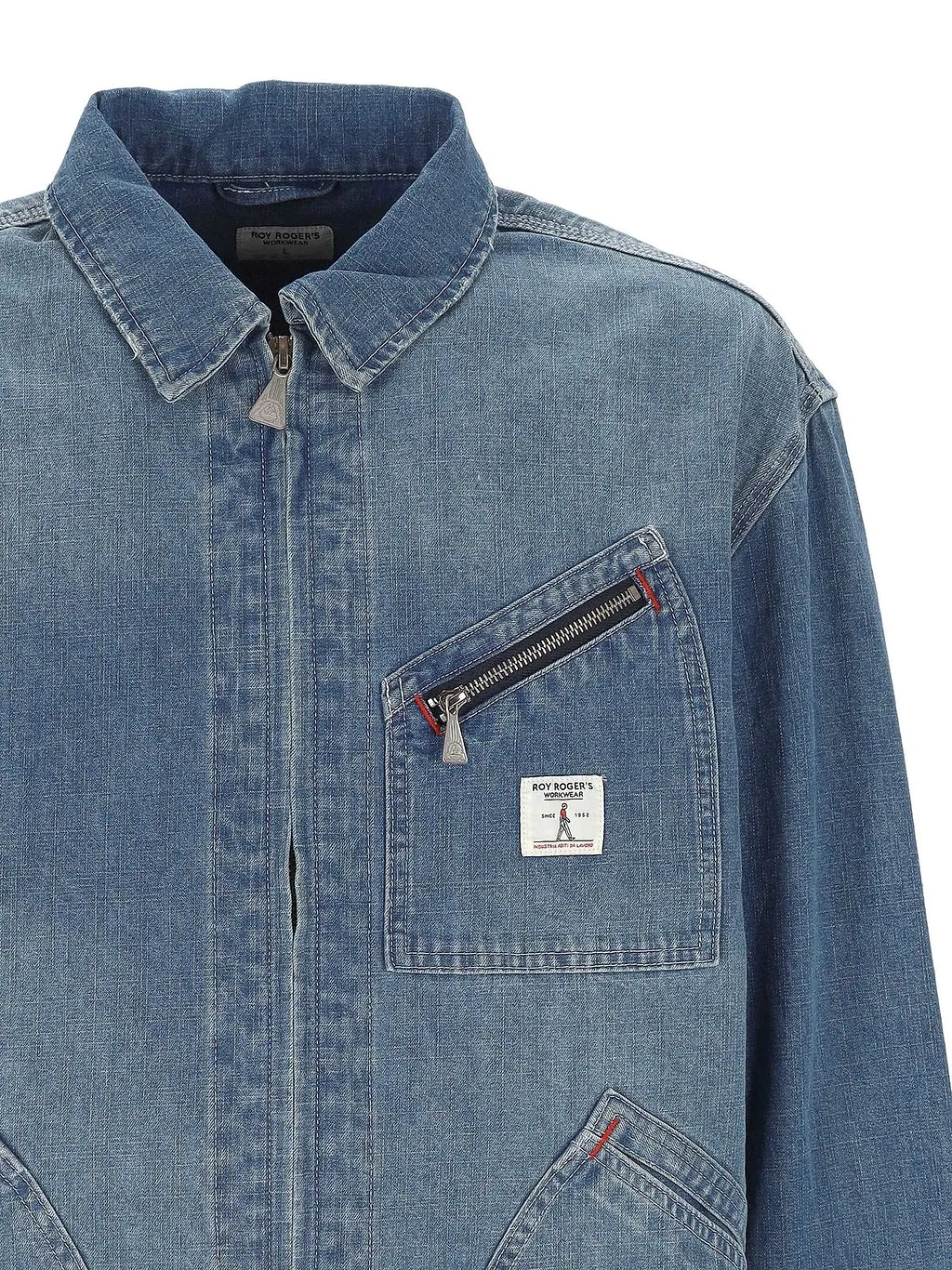 Roy Roger's Zip Faded Denim Jacket