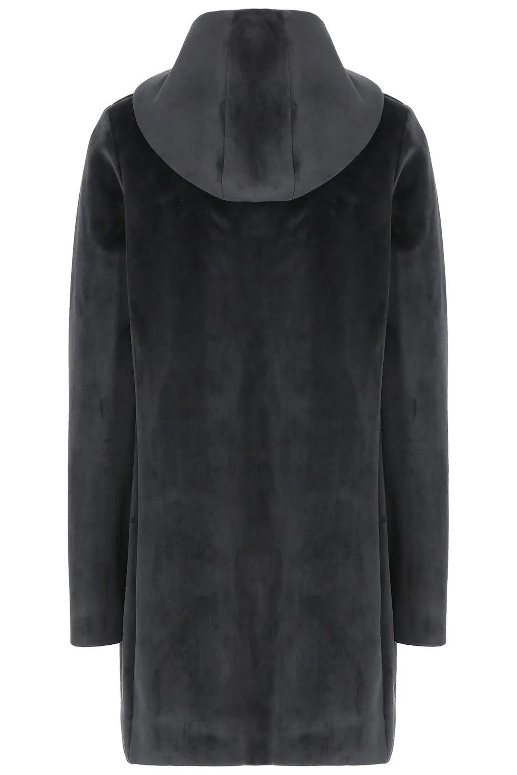 Velour Neo Buttoned Coat