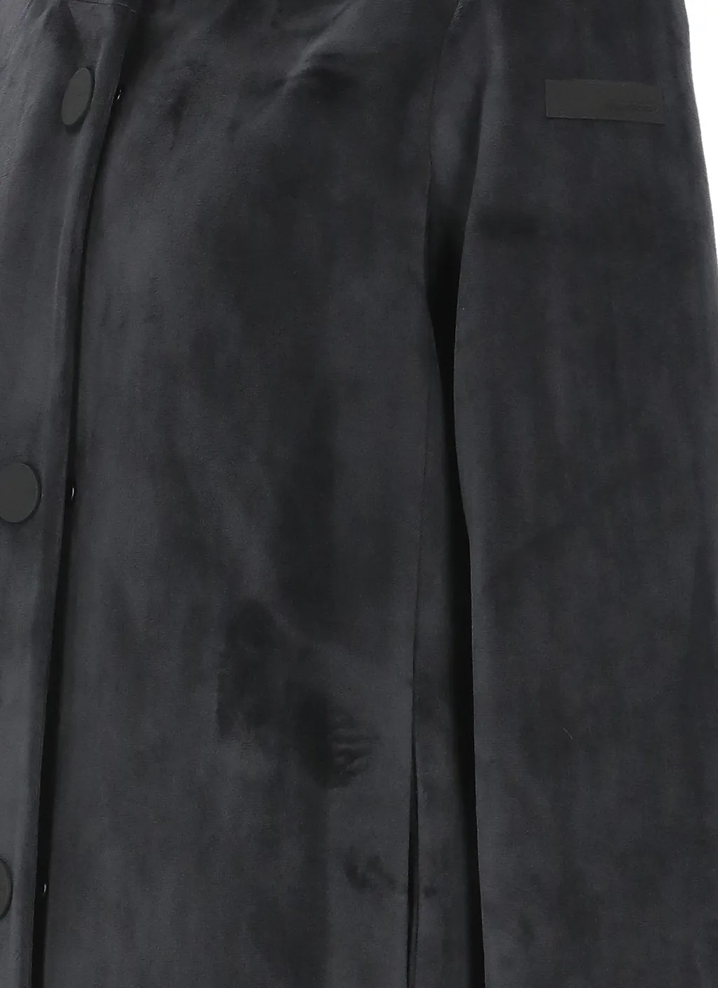 Velour Neo Buttoned Coat