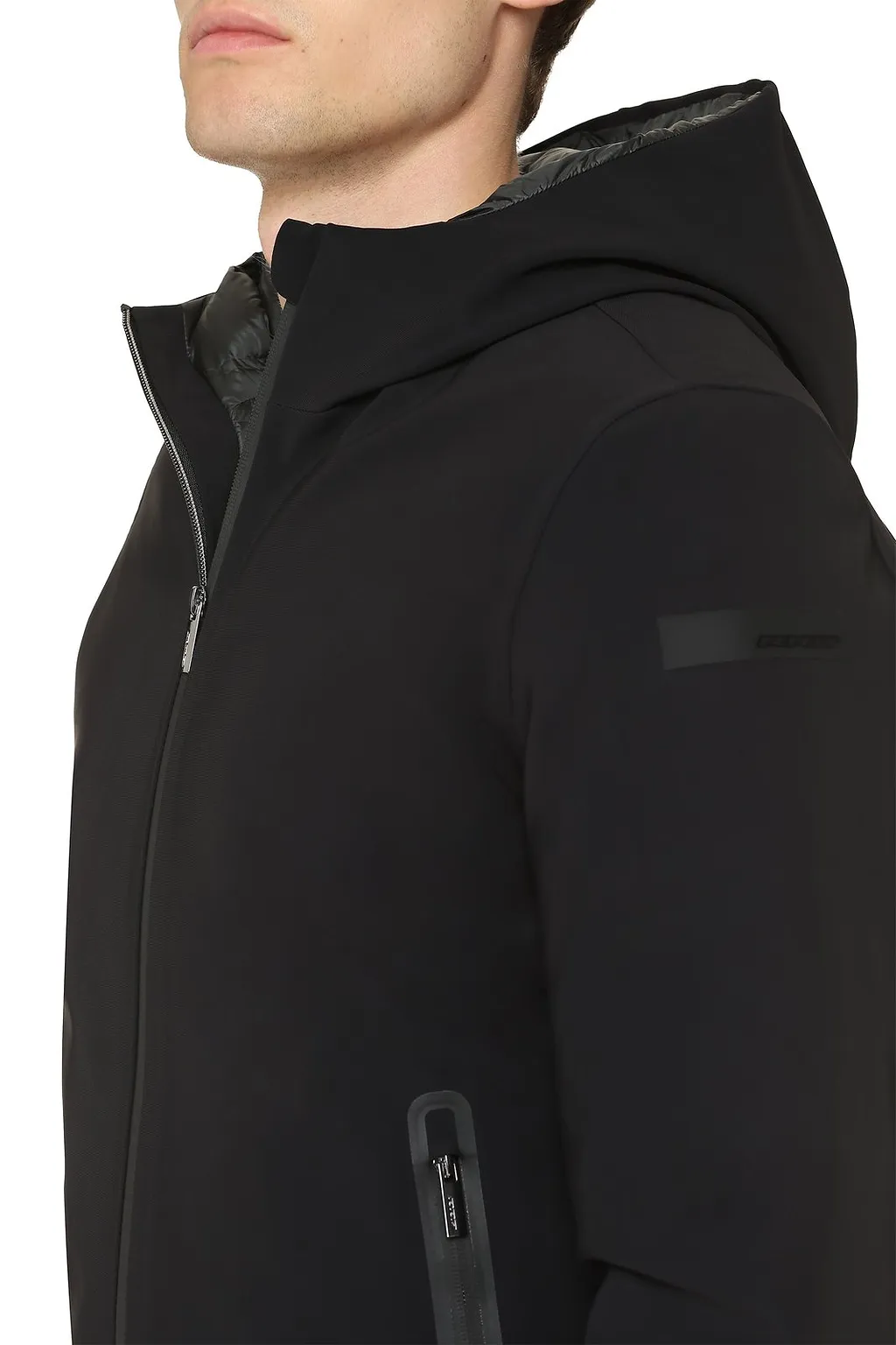 Rrd Zip-Up Straight Hem Down Jacket