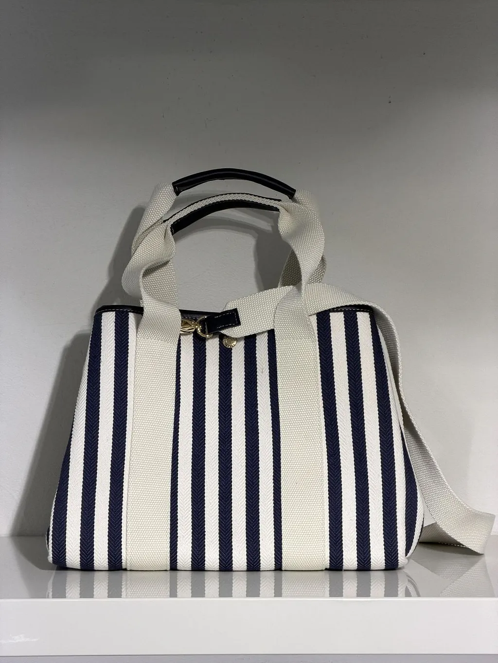 Traverse Striped Tote Bag