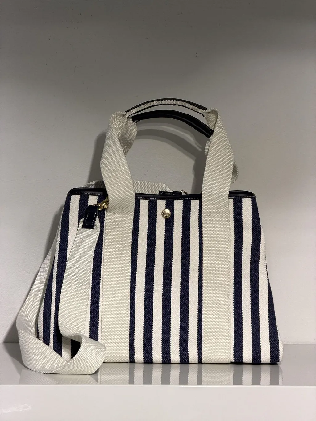 Traverse Striped Tote Bag