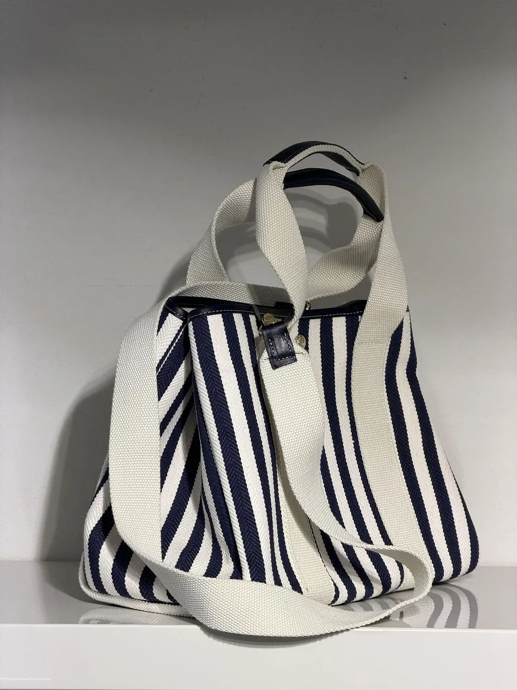 Traverse Striped Tote Bag