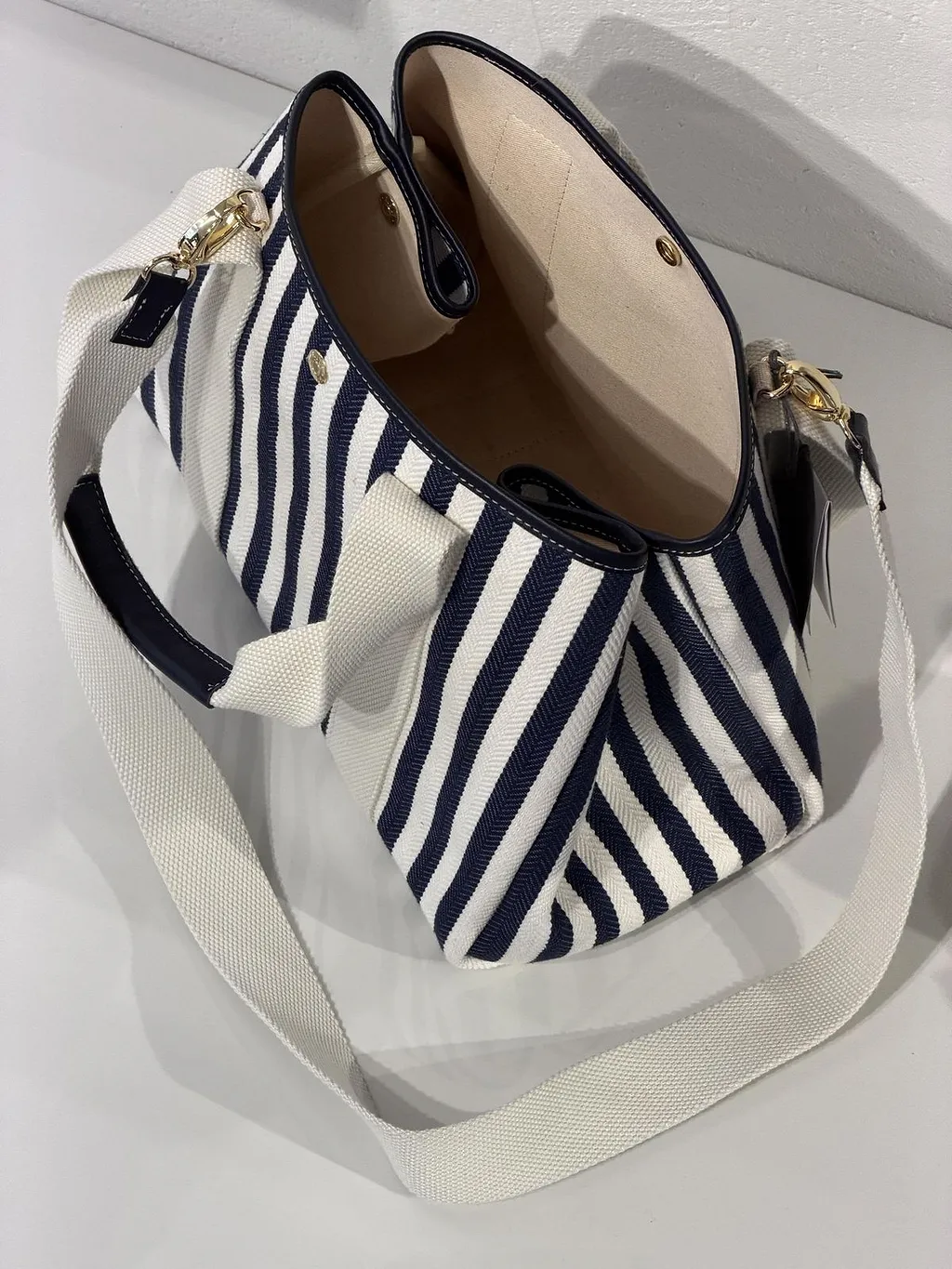 Traverse Striped Tote Bag