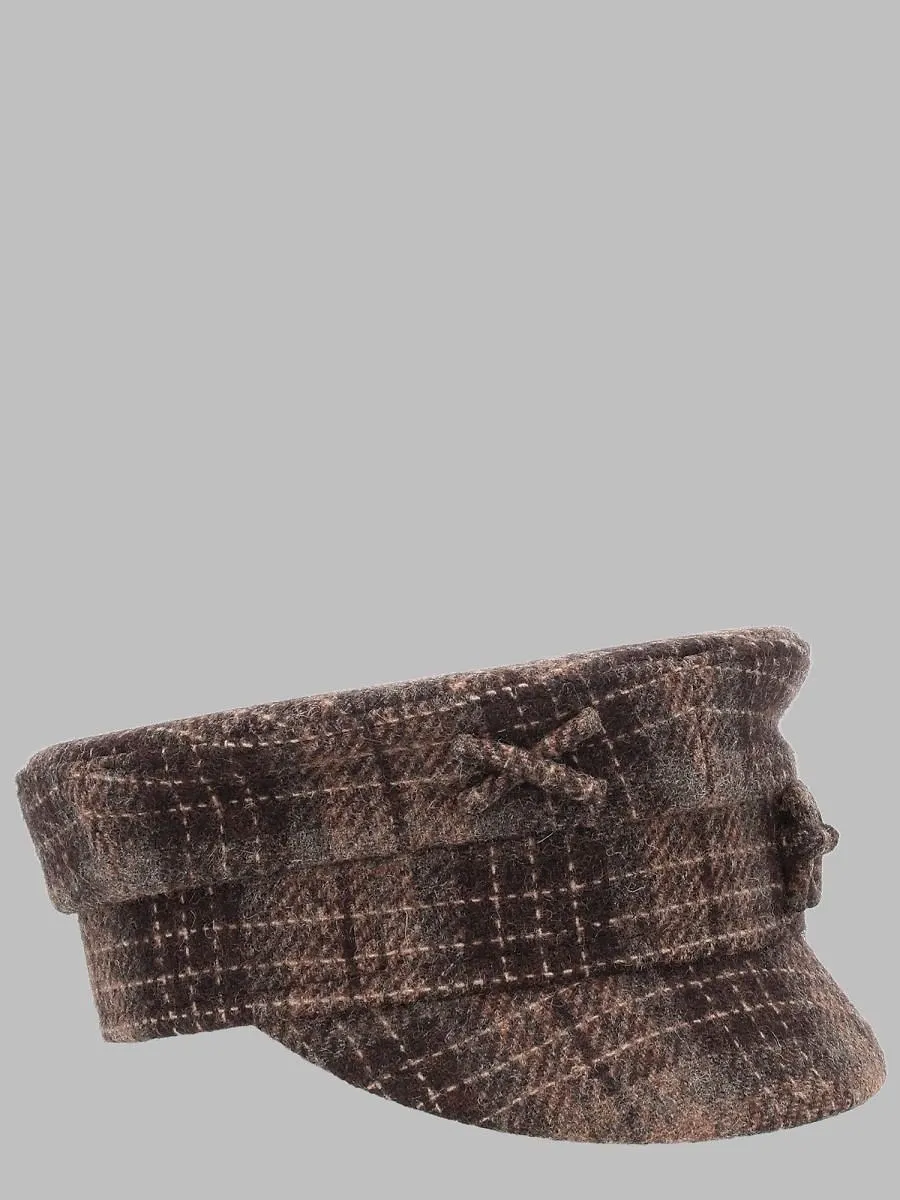 Ruslan Baginskiy Checked Baker Boy Hat