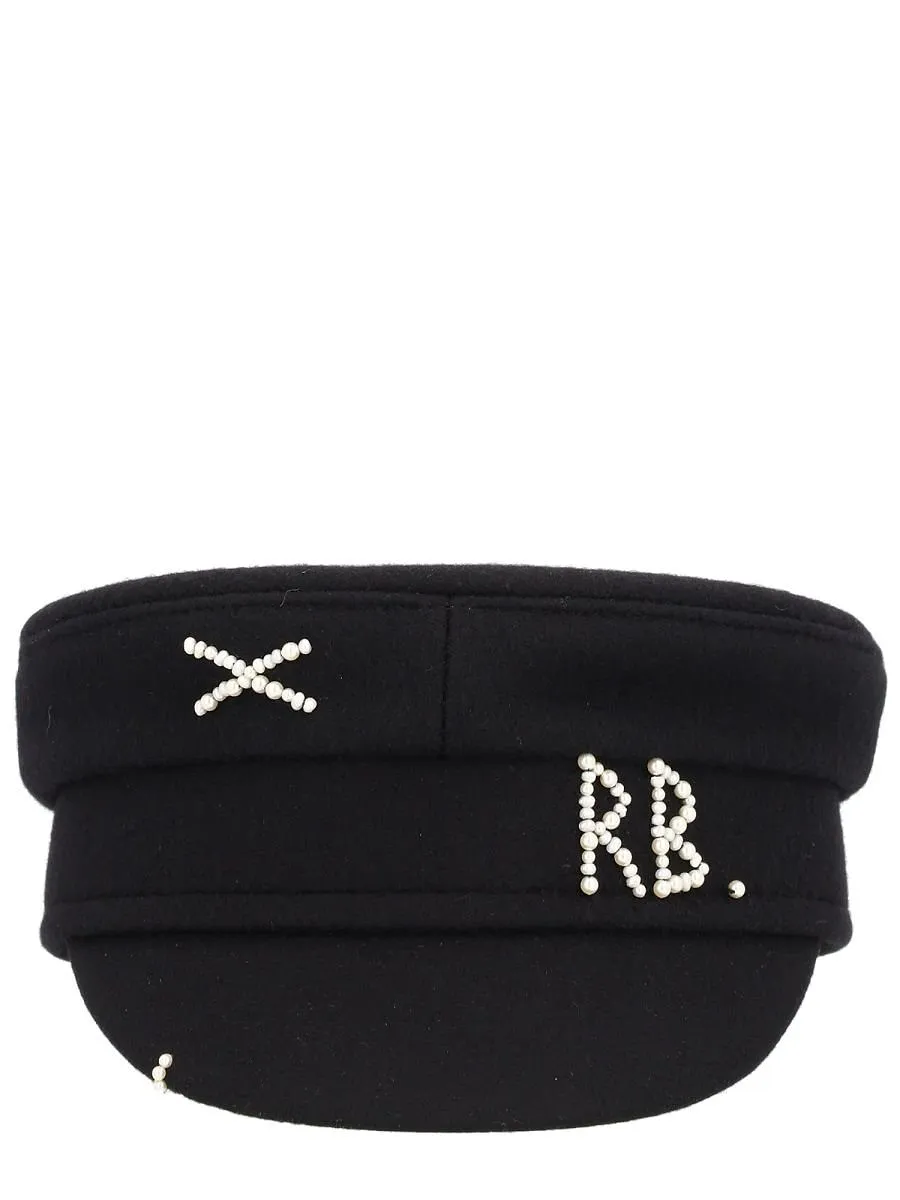 Ruslan Baginskiy Embellished Baker Boy Hat