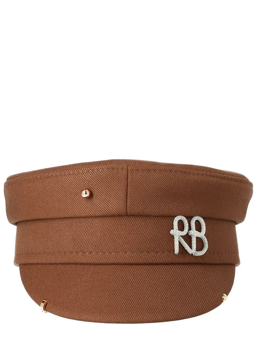 Logo Plaque Baker Boy Hat