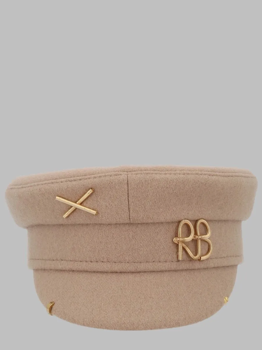 Ruslan Baginskiy Logo-Embellished Baker Boy Hat