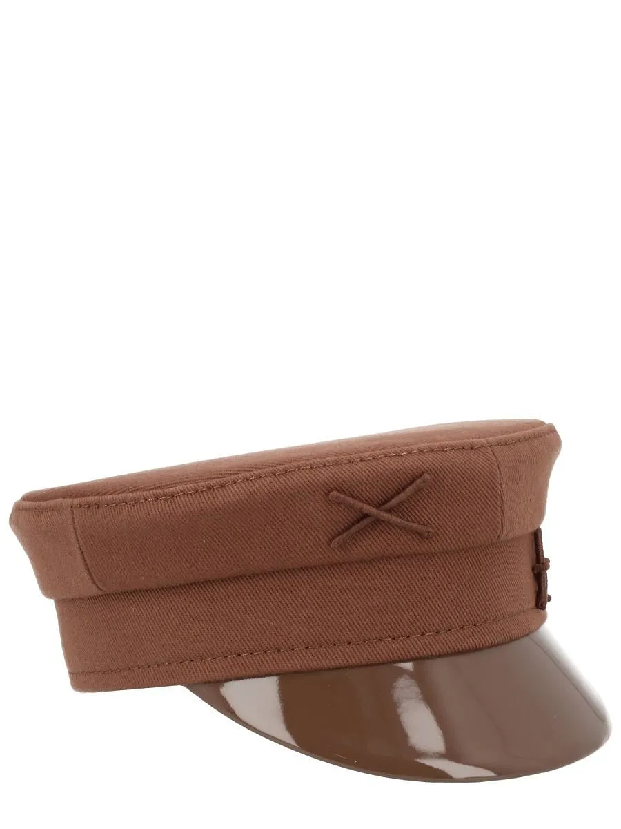 Ruslan Baginskiy Logo-Embroidered Baker Boy Hat